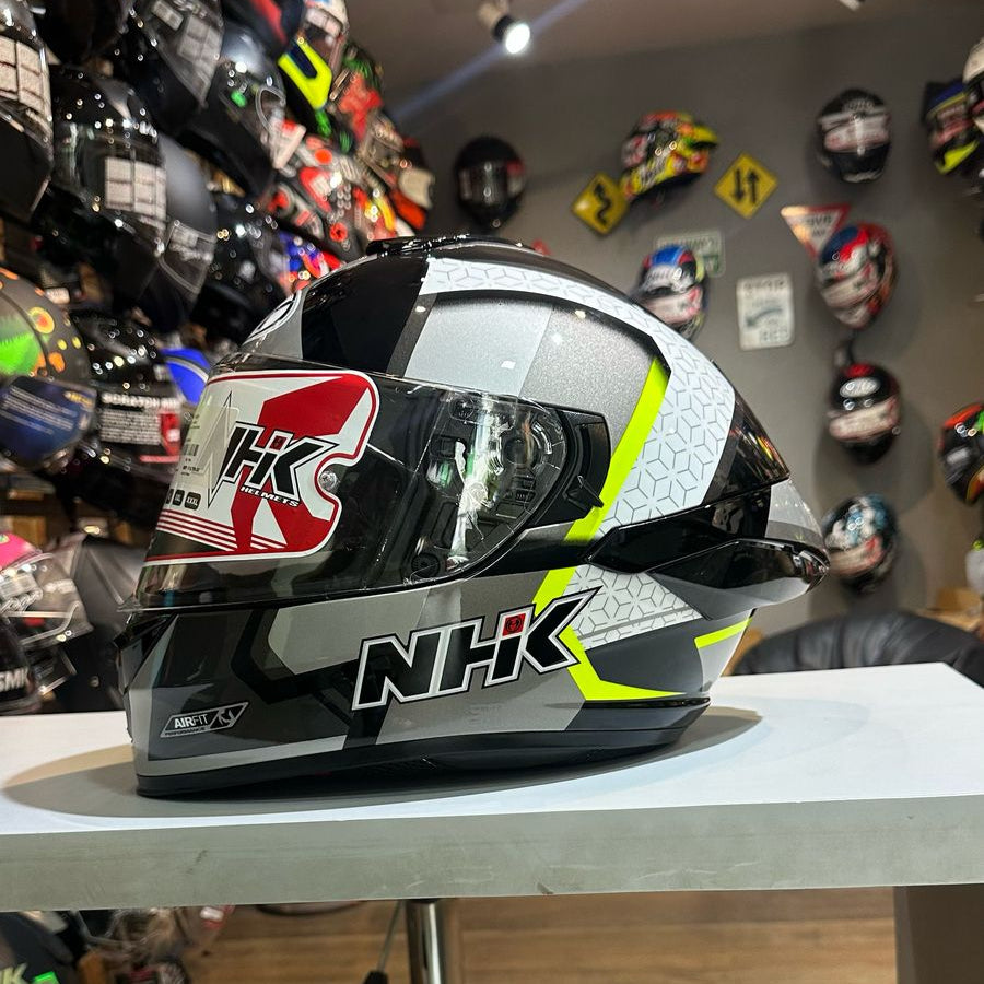 NHK K5R RETRO BL/SILVER YELLOW
